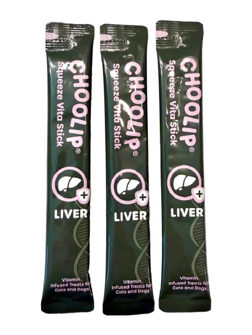 Choolip Squeeze Vita Stick Lickable Cat and Dog Treats Lot of 20 pcs